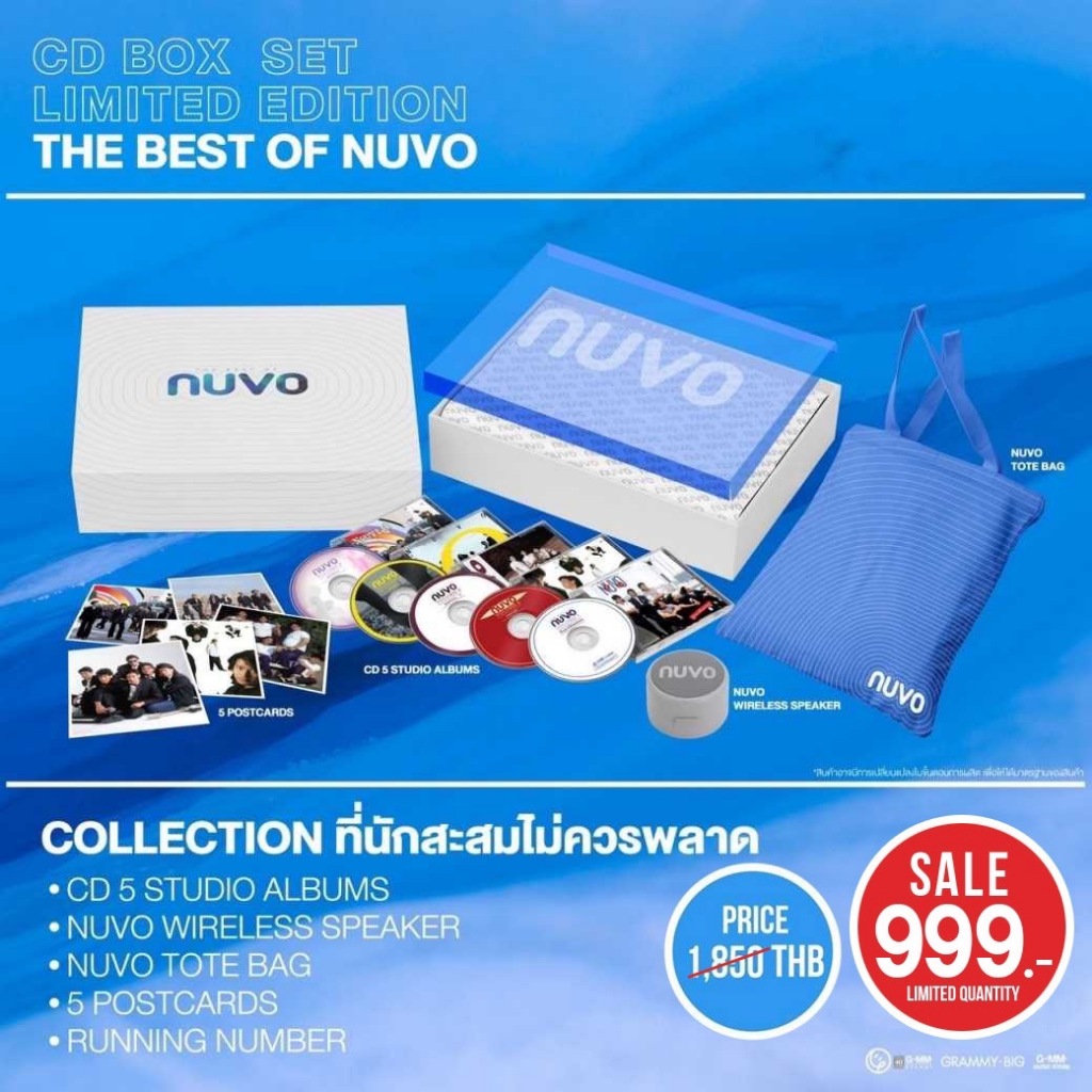 CD Box Set The Best Of NUVO : Limited Edition Running Number (บ็อกซ์ซีล)