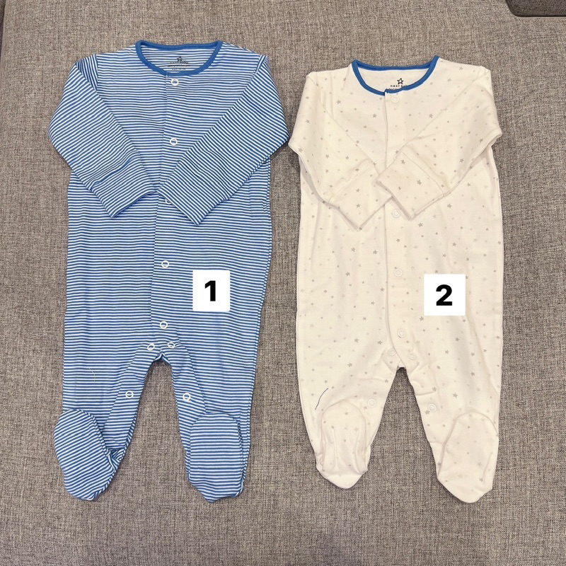 Next baby ชุดนอนคลุมเท้าผ้าดีมาก