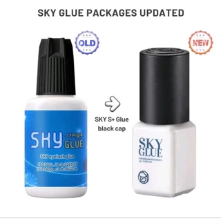 ส่งทันทีกาวต่อขนตา sky blue ฝาดำ ของแท้ล้าน% นำเขาจากเกาหลี วันพลิต 26/04/2026