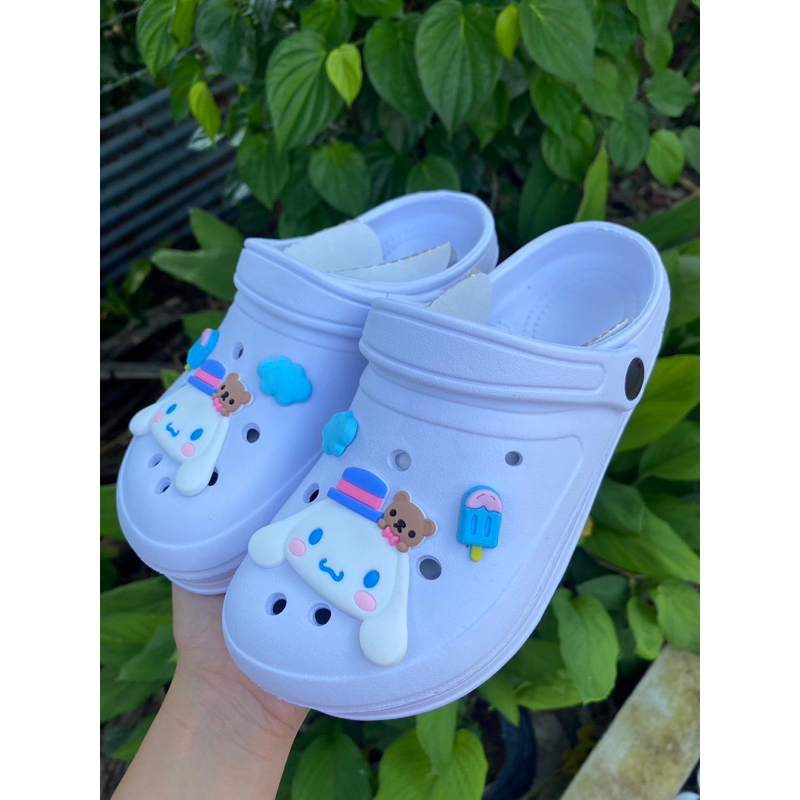 🔥พร้อมส่ง🔥 (แนะนำลดลง 1 size) รองเท้าแตะหัวโต แฟชั่น ติดการ์ตูนน่ารักๆ สูง 3 ซม. น้ำหนักเบา ใส่สบาย แบบที่ 21-30