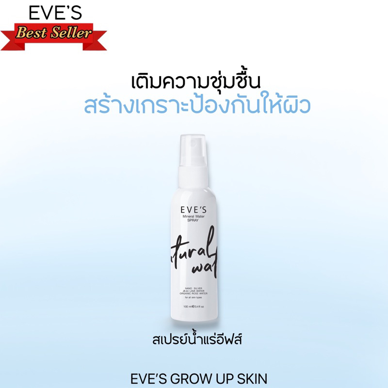 สเปรย์น้ำแร่ เพิ่มความชุ่มชื้นผิว เครื่องสำอางค์ติดทนนาน