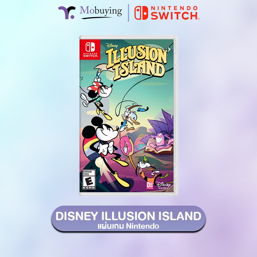 แผ่นเกม Disney Illusion Island แผ่นเกมสำหรับ Nintendo เกมยอดฮิต มือ 1 ของแทร่ ราคาถูก #Mobuying