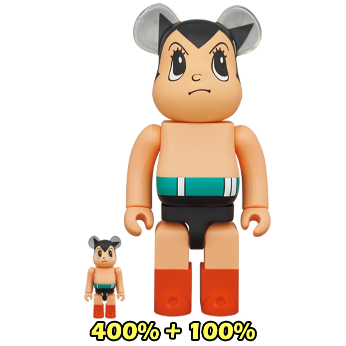 BE@RBRICK Astro Boy  鉄腕アトム Brave Ver. 100％ &amp; 400％ (TC)  สินค้าใหม่