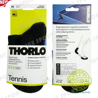 Thorlo Socks Size.M-MEDIUM (TMX/TMM ข้อสั้น/ปิดตาตุ่ม) Unisex ถุงเท้าเทนนิสคุณภาพ สินค้าแท้ 💯% จาก อเมริกา