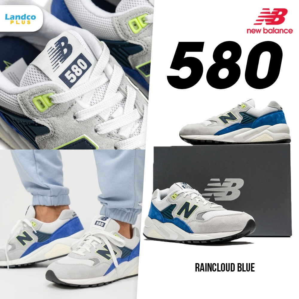 New Balance นิวบาลานซ์ รองเท้าผ้าใบ รองเท้าแฟชั่น NB M 580 Raincloud Blue MT580WT2 (5800)