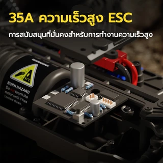 รถของเล่น รถบังคับวิทยุ รถควบคุมระยะไกล 4WD รถบรรทุกไฟฟ้าออฟโรดอัตราส่วน1:16 2.4Ghz ความเร็ว55+ MPHรถวิทยุบังคับ