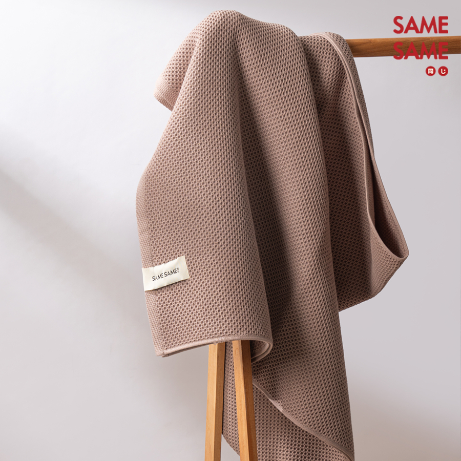 Samesameผ้าเช็ดตัวรังผึ้งเอ็กซ์ตร้า ผ้าเช็ดตัวสไตล์ญี่ปุ่น ผ้าเช็ดตัวผืนใหญ่