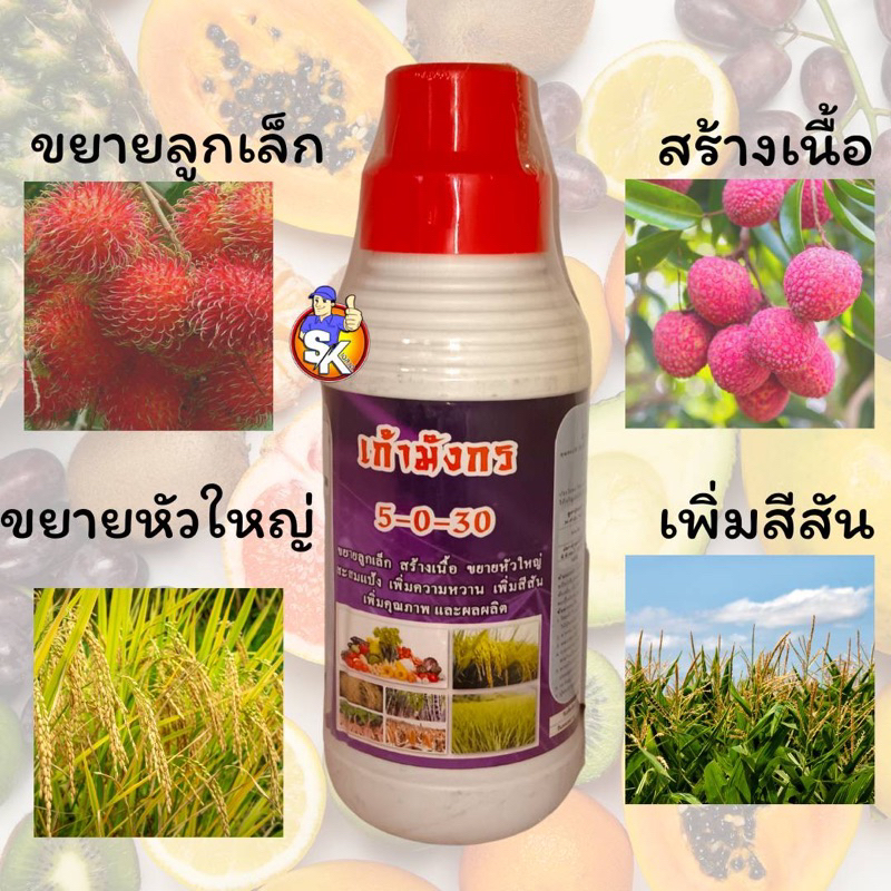 เก้ามังกร 5-0-30 ปุ๋ยน้ำ