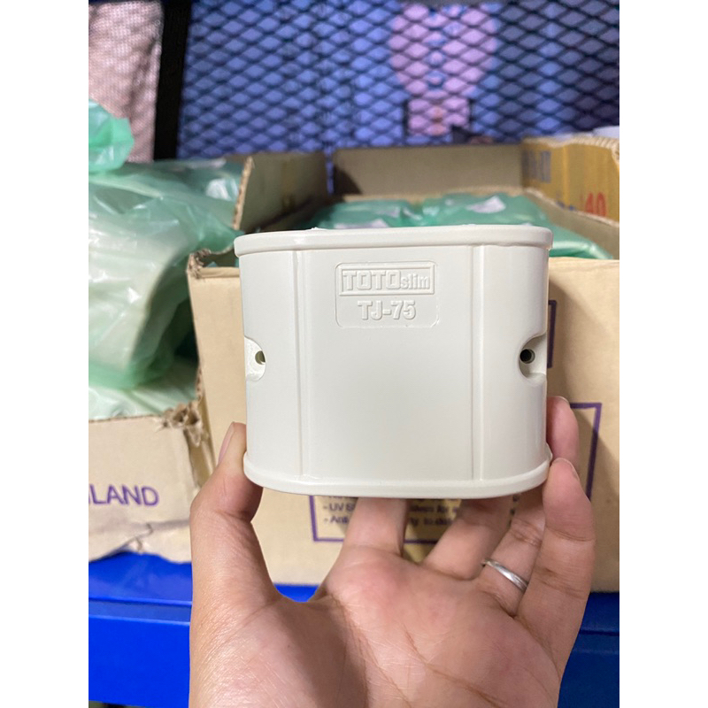 ต่อตรงรางครอบท่อแอร์ ต่อตรง TOTO TJ-75 (ตัวละ)