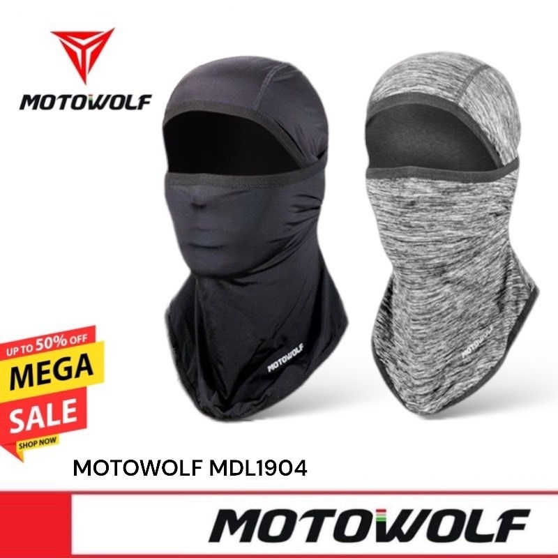 หมวกโม่ง Motowolf MDL 1904 รีวิว: ผ้าโม่งมอเตอร์ไซด์กันแดดกันฝุ่น ขับขี่สบาย