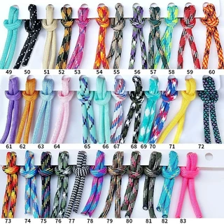 เชือกพาราคอร์ดขนาด4มิล ราคา ต่อ 1 เมตร มีสีให้เลือกจำนวนมาก