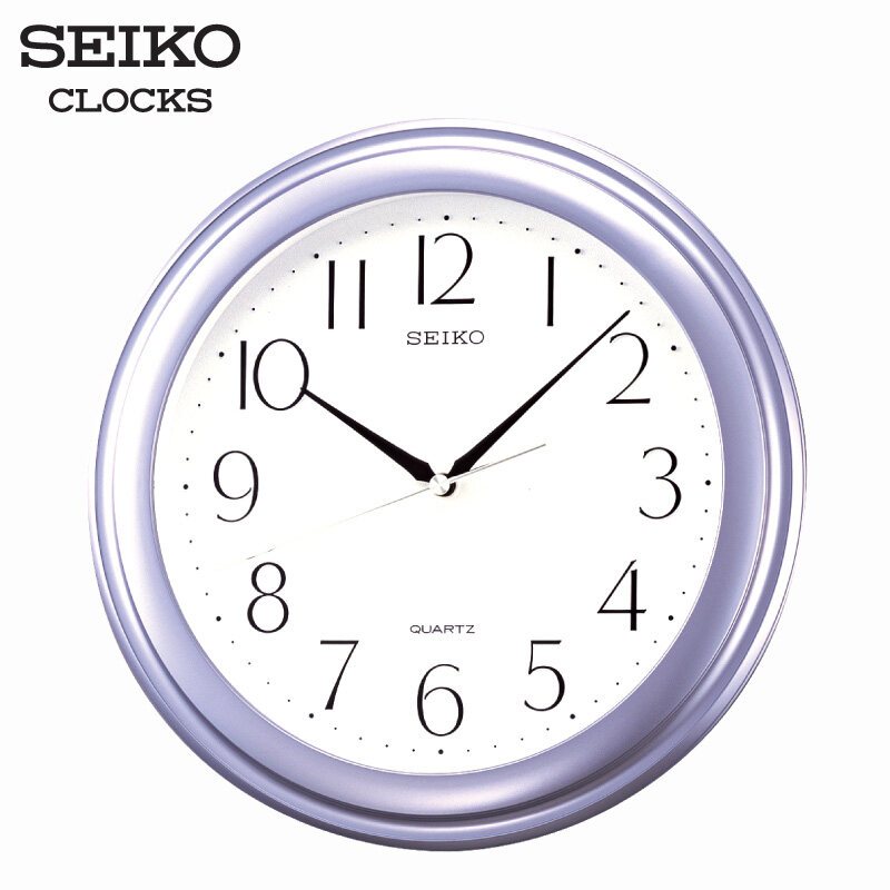 SEIKO CLOCKS นาฬิกาแขวน รุ่น QXA327L ขนาด 11.4 นิ้ว เดินสเต็ป สีม่วง