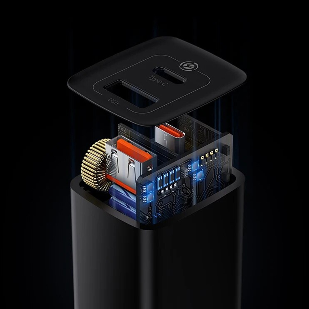 หัวชาร์จ GaN3 Lite Quick Charger Baseus 67W (สินค้าแท้ 100%) ราคา ถูกที่สุด ดีลบีเคเค แกลเลอรีภาพที่ 6