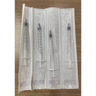 syringe 1 ml // ไซริ้งค์ 1 ซีซี ปลอดเชื้อ สำหรับยาฉีด ป้อนนม ป้อนอาหาร ยี่ห้อ flinmed
