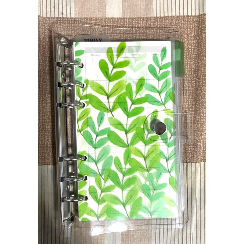 Planner เขียนเองขนาด A6  refill ได้ ส่งฟรี