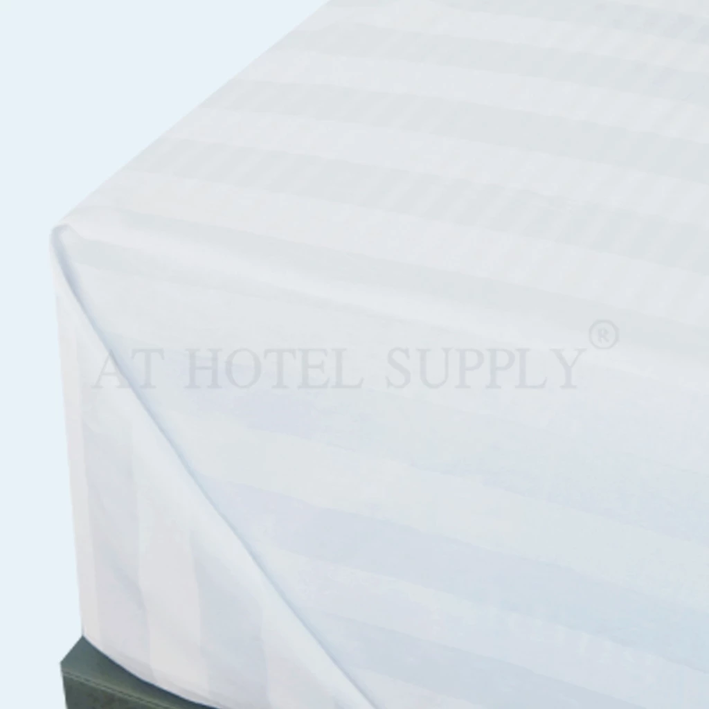 Athotelsupply ผ้าปูที่นอน รัดมุม/ปล่อยชาย เกรดโรงแรม Cotton100% CVC220 thumbnail 5