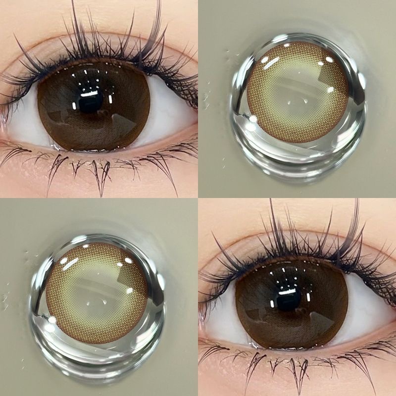 Midroo【COD】🍭คอนแทคเลนส์สี Brown Contact Lens รายเดือน1คู่ 14.0mm-14.5mm - รูปที่ 7