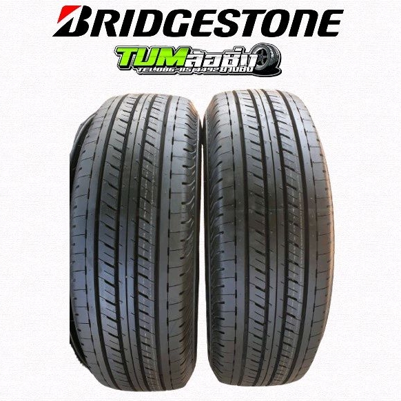 ยางรถยนต์ Bridgestone รุ่น Duravis R611 ขนาด 215/70 R15 ปี23 24 และปี 25(1 คู่ 2 เส้น) (ถอดจากรถป้าย