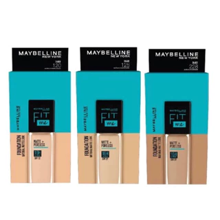 ( 1 ซอง) Maybelline FIT ME! Matte+Poreless Liquid Foundation 5ml เมเบอลีน นิวยอร์ก ฟิต มี แมท+พอร์เลส ฟาวเดชั่น 5 มล.
