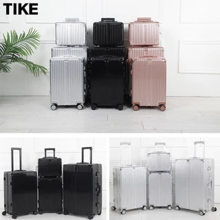 TIKE กระเป๋าเดินทาง ล้อลาก กรอบอลูมิเนี่ย Aluminum frame luggage วัสดุ PC 20/24/28 นิ้ว