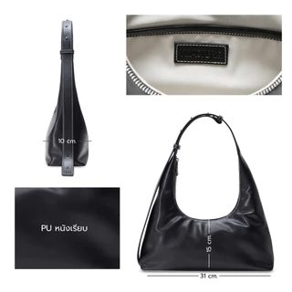 KNACKBAG - Hobo Bag - กระเป๋ารุ่นโฮโบแบ็ค ทรงโฮโบ หนังเรียบสังเคราะห์ (PU Smooth)