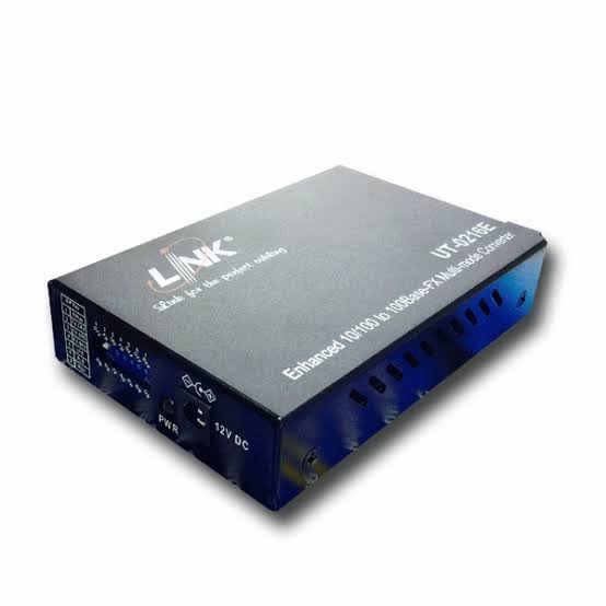 Link UT-0216E Enhance Fiber Optic Media Converter RJ45/SC (MM.) 10/100 Mbps, Distance 2 km. (Indoor 