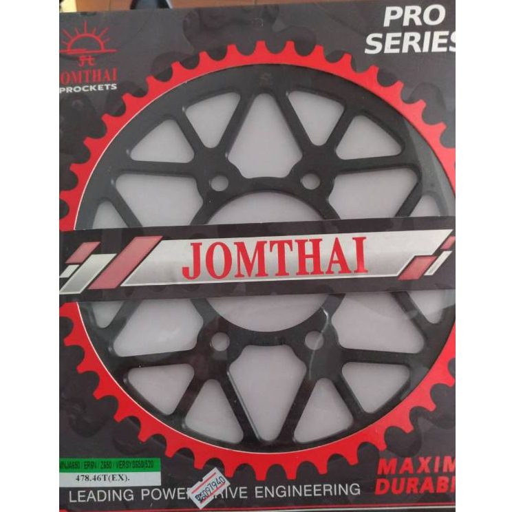 สเตอร์หลัง JOMTHAI  ZX25R / ZX6R /NINJA650R / Z650 / ER6N / YERSYS650 / Z800 (520) 46T