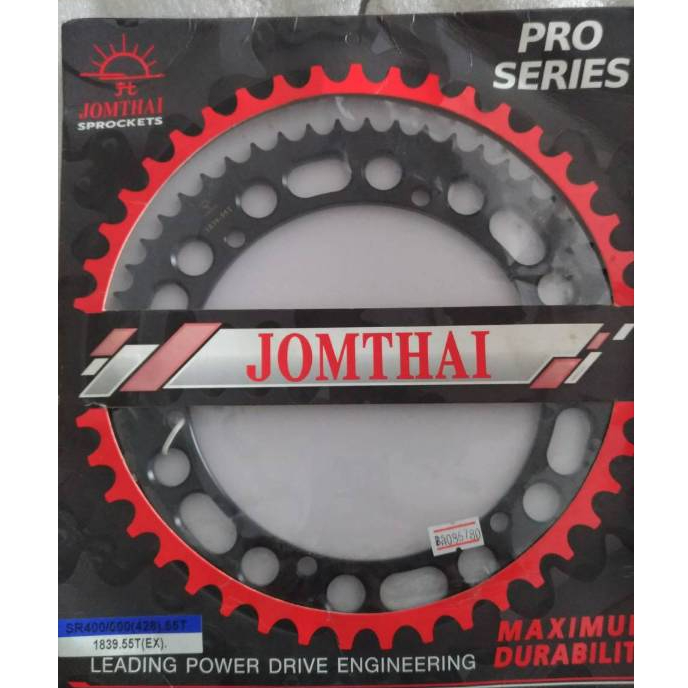 สเตอร์หลัง JOMTHAI SR400 / SR500 (428) 55T Rear sprocket jomthai SR400 / SR500 (428) 55T