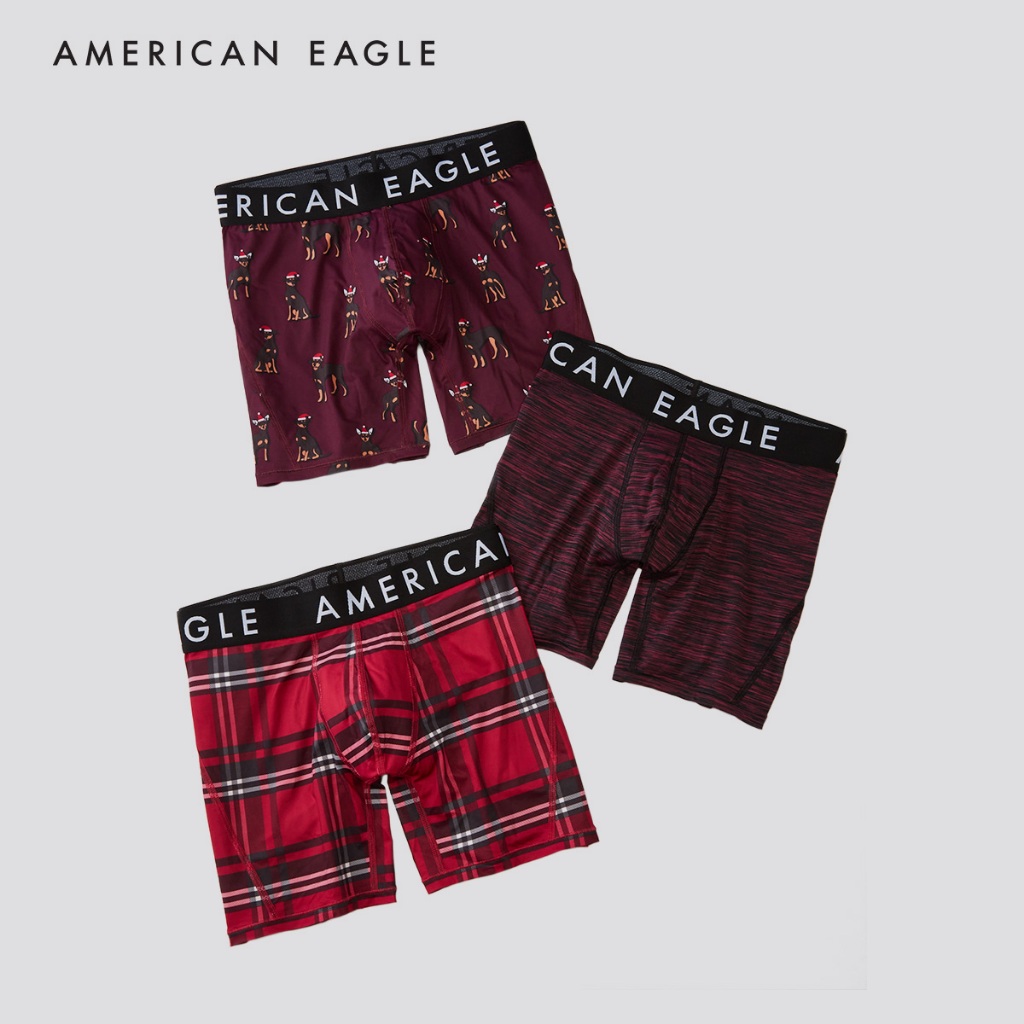 American Eagle 6" Flex Boxer Brief 3-Pack กางเกง ชั้นใน ผู้ชาย แพ็ค3ชิ้น (NMUN 023-3900-900)
