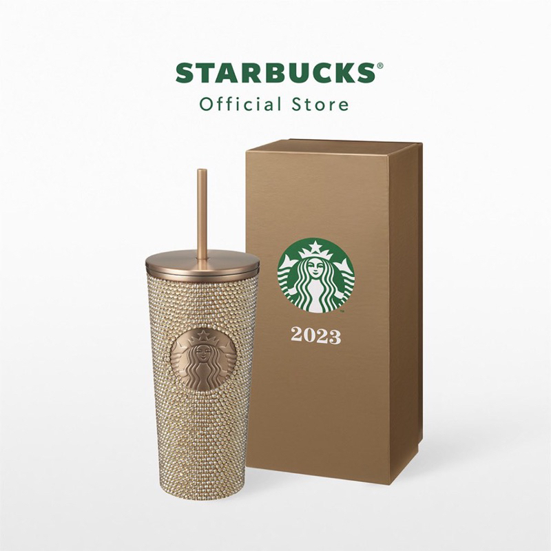 Starbucks Champagne Gold Bling Cold Cup (16oz.)