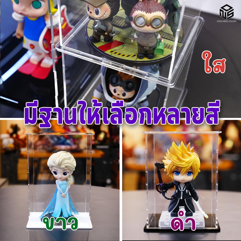 กล่องใส่โมเดล ขนาดเล็ก ขนาดกลาง กล่องโชว์สินค้า กล่องอะคริลิค ประกอบเองได้ กล่องใส่อาร์ทอย - รูปที่ 3