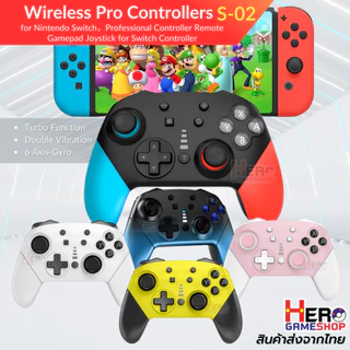 🇹🇭พร้อมส่งในไทย🇹🇭 จอยเกมส์ PC / Nintendo Switch จอยโปร / Joy Pro จอยเกมบลูทูธไร้สาย จอยสติ๊กไร้สาย bluetooth