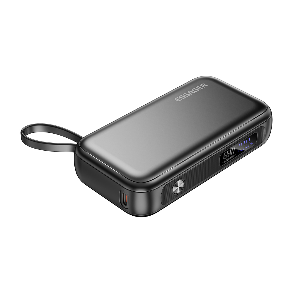 Essager พาวเวอร์แบงค์ 15000mAh 65w พร้อมสายเคเบิล ชาร์จเร็ว สองทาง รองรับ samsung 45w IP 29w สําหรับ PD3.0 PPS QC 4.0 - รูปที่ 7
