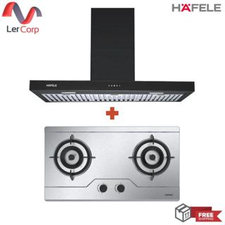 (Hafele) เตาแก๊สสแตนดาร์ด ซีรีย์ FRANCESCO + เครื่องดูดควันต…