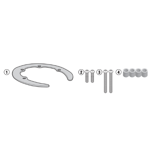 GIVI BF31 อุปกรณ์ติดตั้งกระเป๋าถังนํ้ามันรถมอเตอร์ไซค์