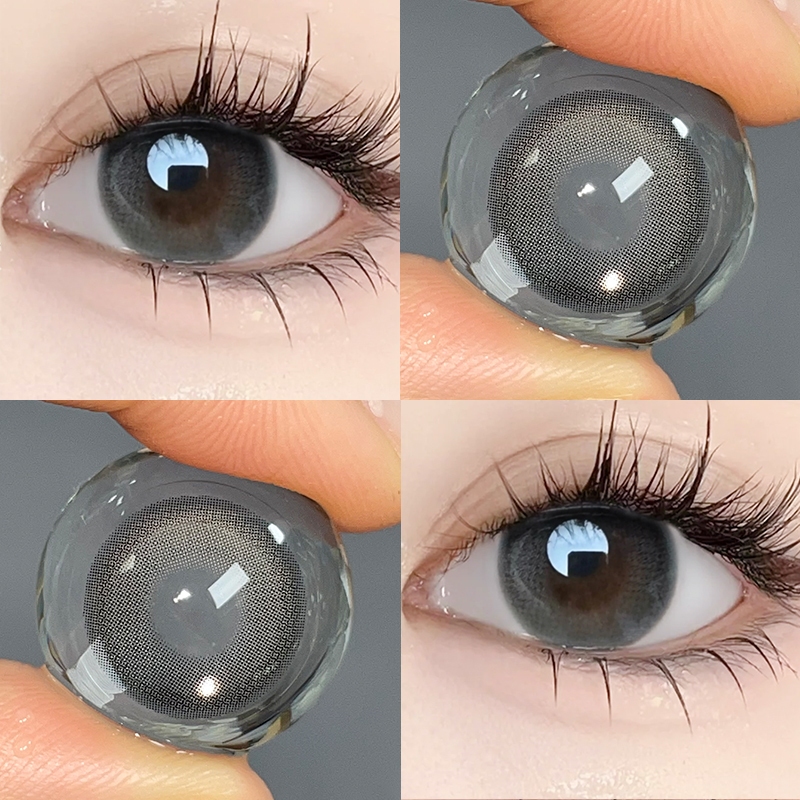【New】Midroo Lens คอนแทก คอนแทคเลนส์ Pudding Grey คอนแทคเลนส์สี -14.2mm