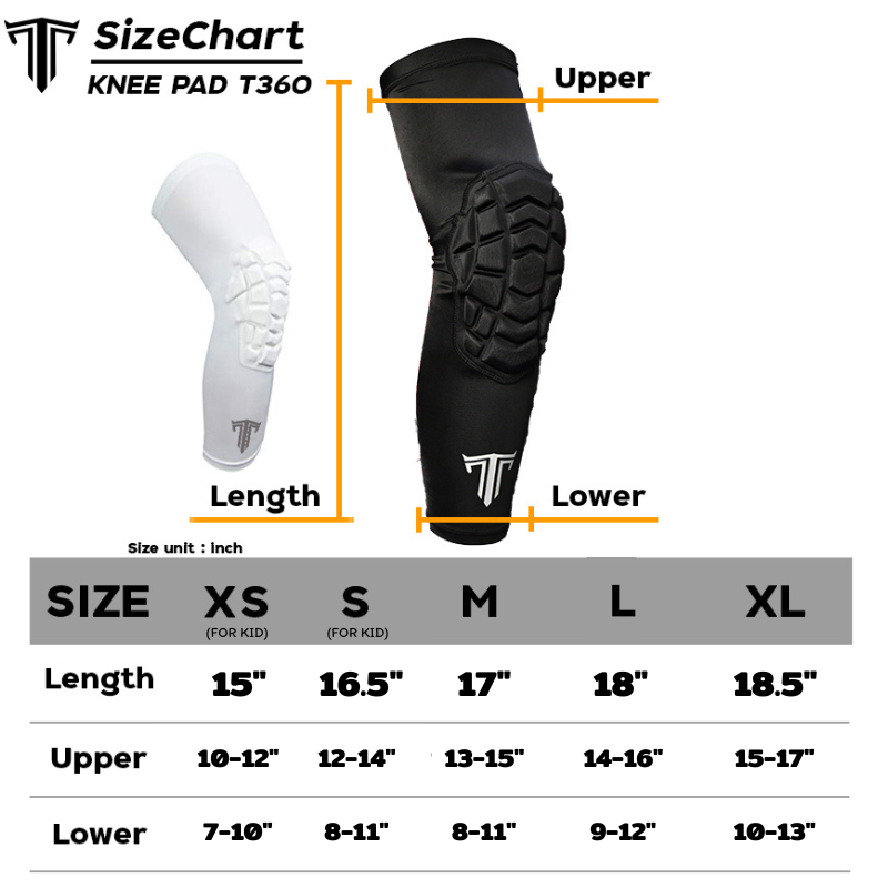รัดขาฟองน้ำ รัดขากันกระแทก ที่รัดขา THATA T360-Pad Support Knee pad ที่รัดขาฟองน้ำ ที่รัดขาบาสเกตบอล รูปที่ 4