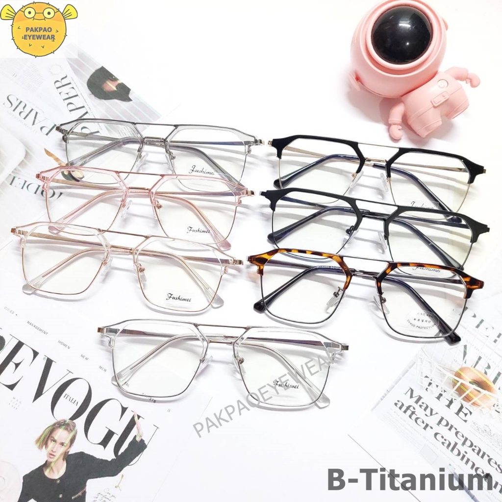 PAKPAOEYEWEARแว่นตาโลหะ22007 เหมาะสำหรับตัดเลนส์