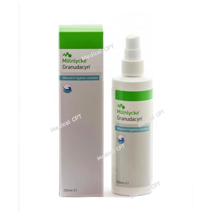 Granudacyn Wound irrigation Solution 250 หรือ  500 ml สำหรับล้างแผล ทำความสะอาด