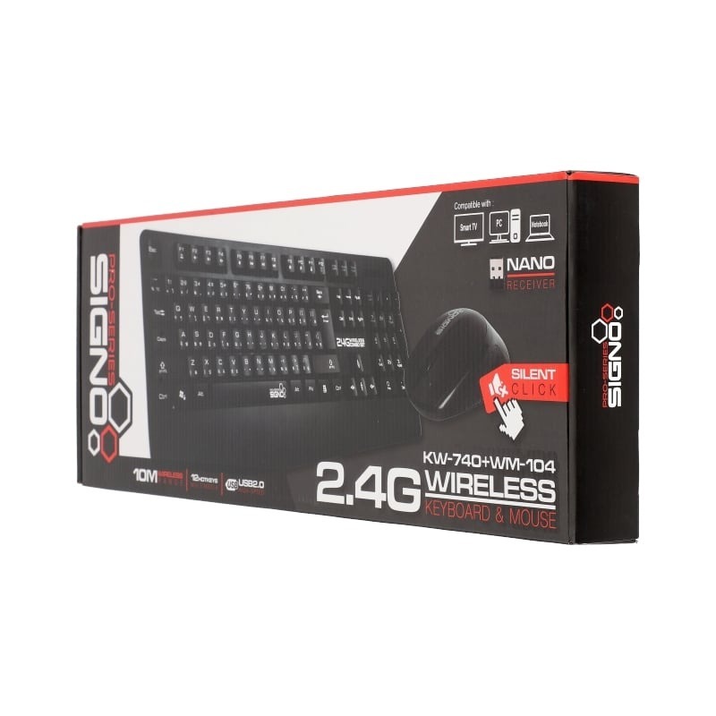 SIGNO 2IN1 WIRELESS KW-740+WM104 - A0155227 - A0155227