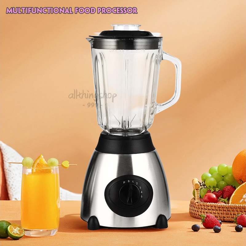 เครื่องปั่นอเนกประสงค์ 850W ใบมีดสแตนเลส ความจุใหญ่ 1.5 ลิตร กำลังสูง เครื่องปั่นน้ำผลไม้ A2604