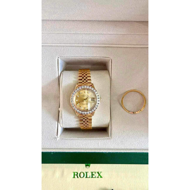 นาฬิกาRolex lady 26 mm. ทอง18k ทั้งเรือน