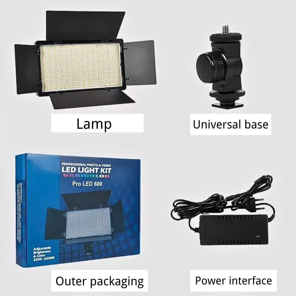 撮影用ライトPHOTO&VIDEO LED LIGHT KIT