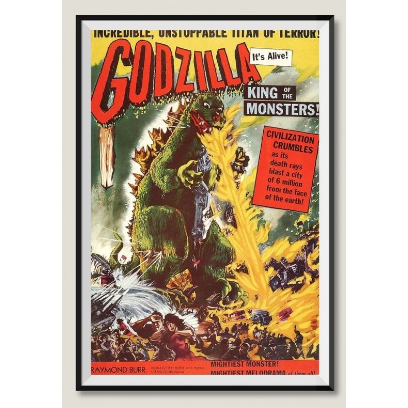 โปสเตอร์หนัง Godzilla King of the monster 1956