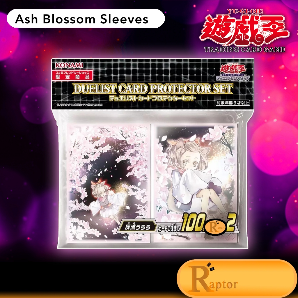 สลีฟยูกิแพ็คคู่ลายอุราระ, Ash Blossom (Yu-Gi-Oh! : Duelist Card Protector) [RaptorzCards]