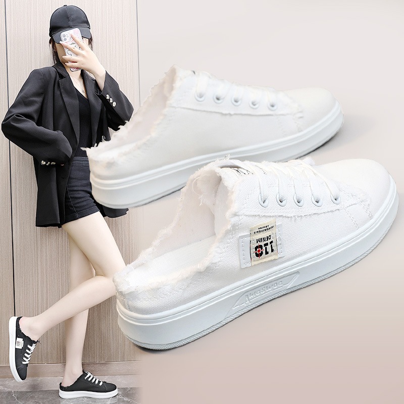 Yeeica    มาใหม่พร้อมส่ง  ดีไซน์เปิดส้นทำให้สะดวกต่อการใช้งาน สวมใส่สบาย มาพร้อมสีที่คุมโทนโดนใจมินิมอลสุดๆ ทรงสลิปออน