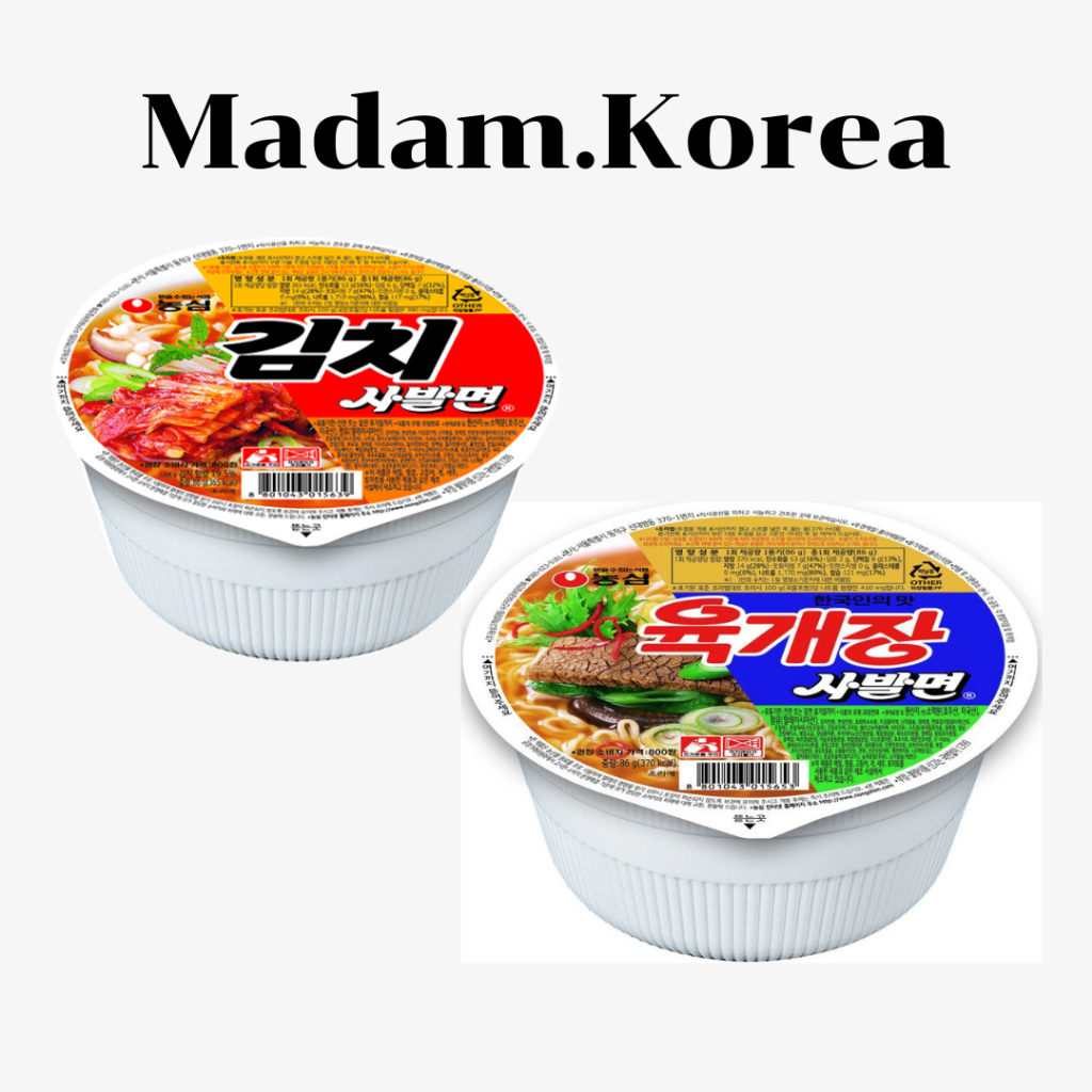 Nongshim Kimchi Yukgaejang Sabalmyun 86g นงชิม มาม่ากิมจิ มาม่าเกาหลีซุปเนื้อ ซาบัลมยอน รามยอน มาม่า