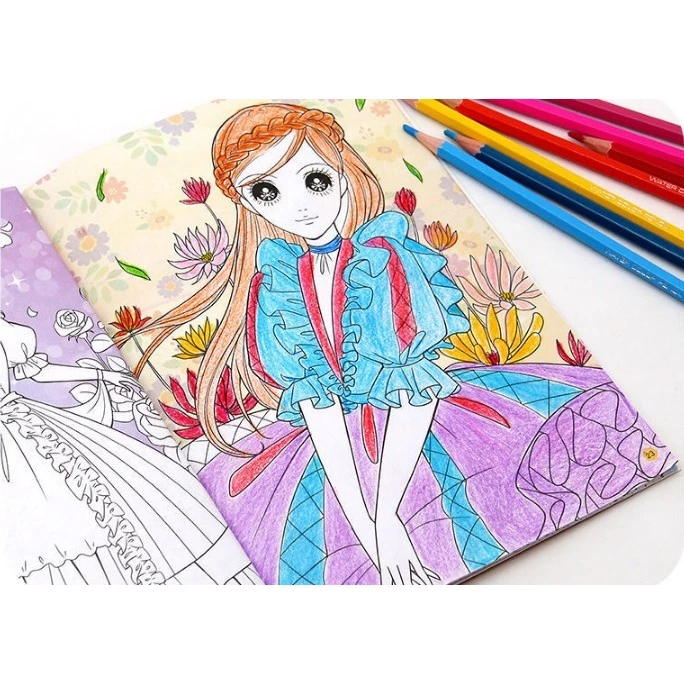 สมุดระบายสี สมุดภาพระบายสี  Colouring Book (ราคาต่อ 1 เล่ม) thumbnail 7