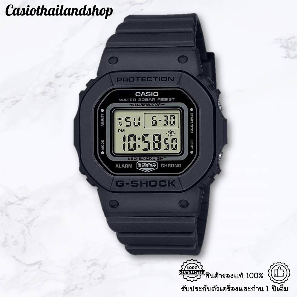🎁CASIO G-SHOCK MINI GMD-S5600BA-1 ของแท้ 100% พร้อมส่ง ประกัน 1 ปี