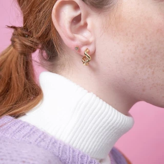 YVIS Noodle Hoop Earring